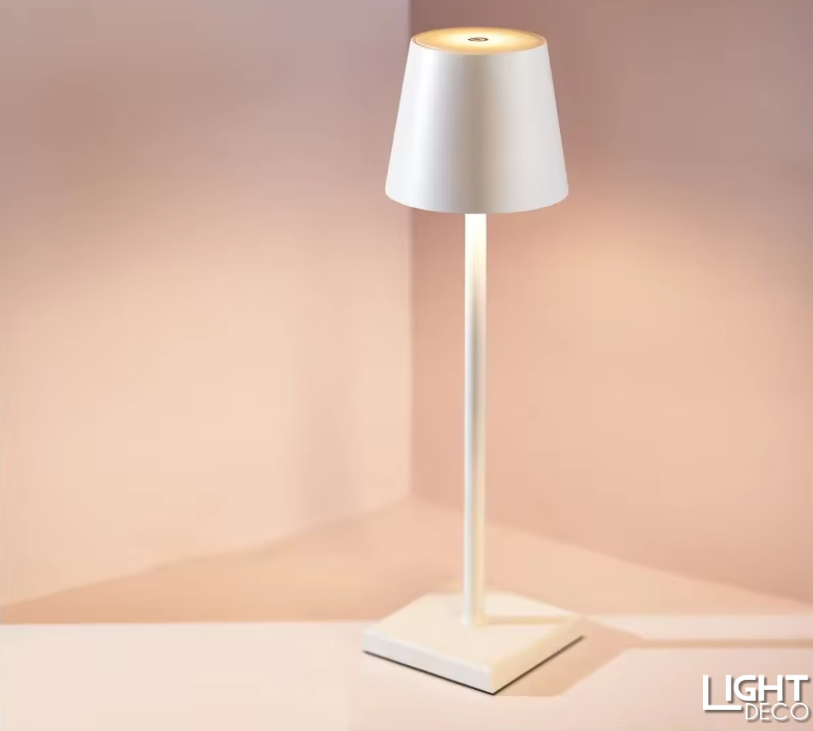 Lampe de Chevet LED Minimaliste Rechargeable - Déco Tendance - Idéal Salle à Manger / Table