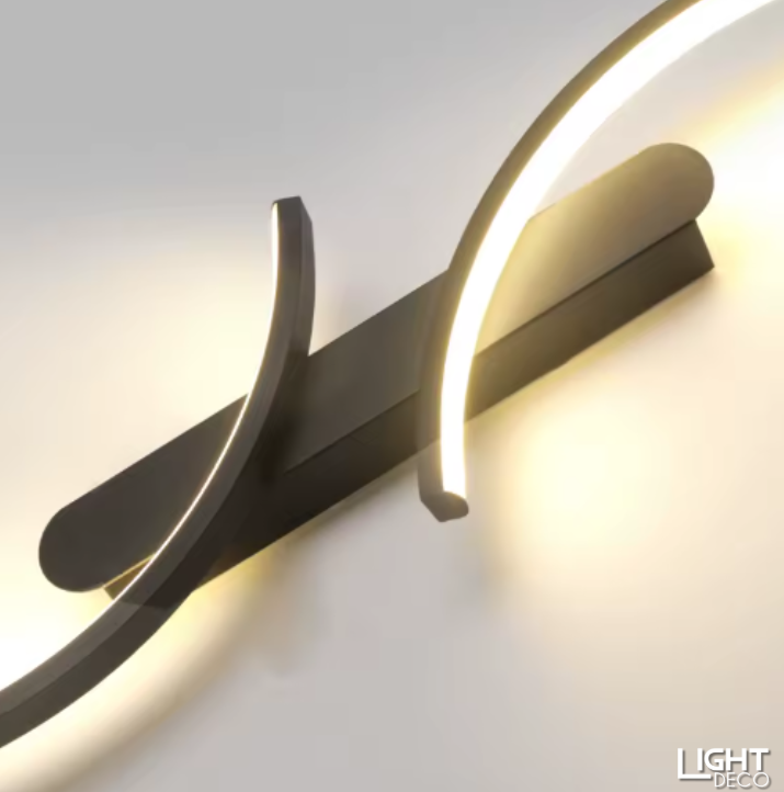 Applique Murale LED Courbée Design - Décoration Moderne Maison - Chambre / Salon / Couloir
