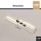Plafonnier LED Design - Déco Maison Moderne - Idéal Salon / Couloir / Chambre