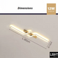 Plafonnier LED Design - Déco Maison Moderne - Idéal Salon / Couloir / Chambre