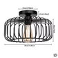 Plafonnier / Suspension Moderne Métal Noir - Style Industriel Design Vintage- Salon / Chambre / Bureau