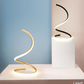 Lampe de Chevet LED Spirale - Design Moderne Minimaliste - Chambre/Table de Chevet