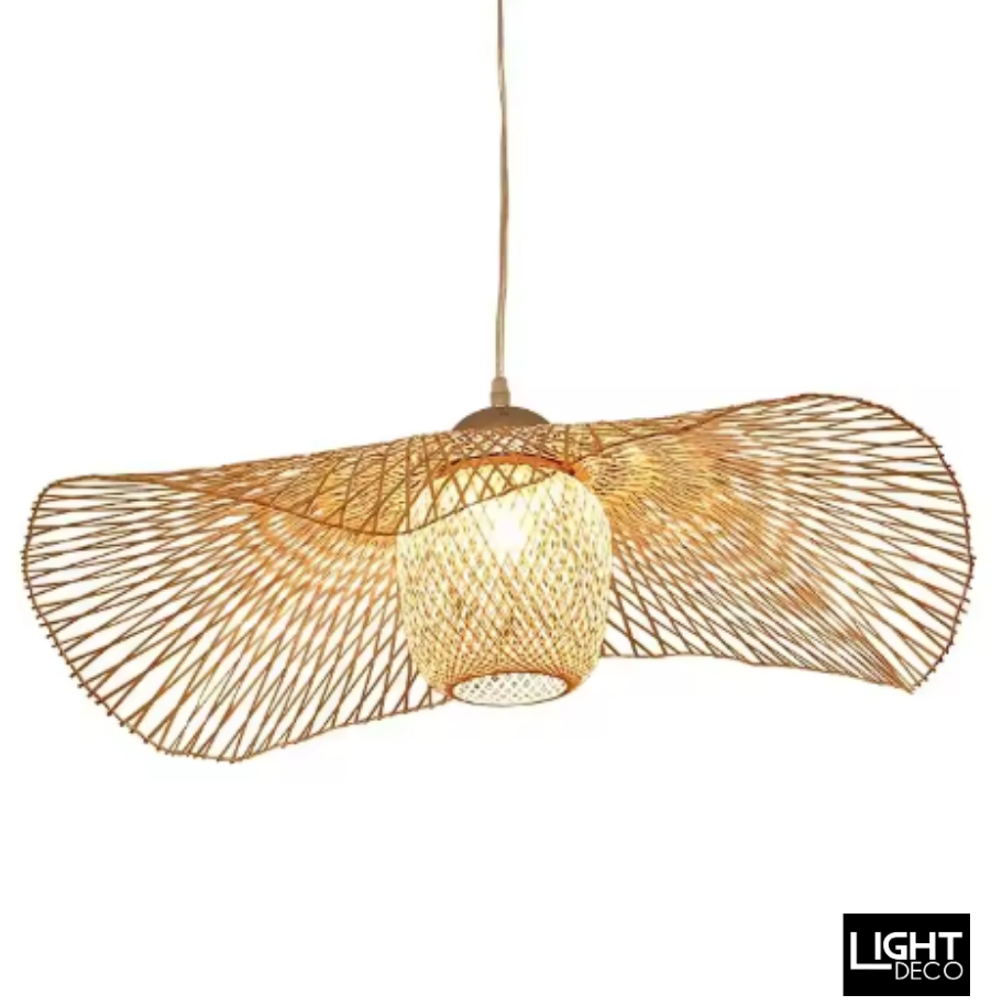 Suspension Luminaire en Bambou Style Japonais - Elégance Naturelle pour votre Intérieur Zen - Déco Maison